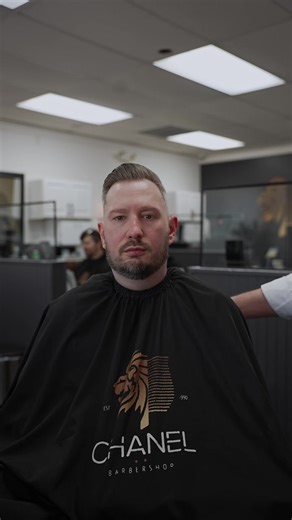 Classic Comb Over🔥 #beforeandafter #barber #newnan #transformation #georgiabarber