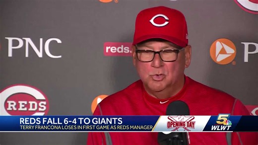 Giants score 4 runs in ninth inning, stun Reds on Opening Day
