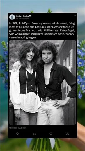 The Day Bob Dylan Fired Katey Sagal 😳 (1978 Story)#BobDylan #KateySagal