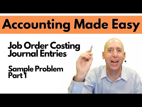 MA11 - Job Order Costing - Journal Entries - Sample Problem - Part 1