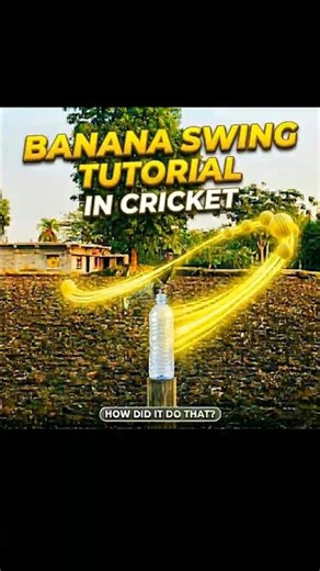 Banana Swing Tutorial in Cricket 🏏 | Secret Swing Bowling Technique Revealed #cricket #shorts #viral