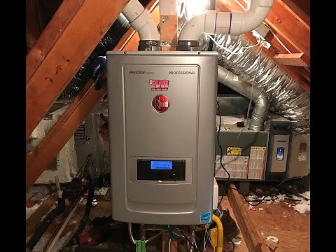 Rheem Tankless RTGH-RH11 overview and programming steps