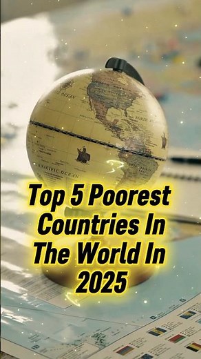 Top 5 Poorest Countries in the World 2025 🌍 #Shorts #WorldFacts #Poverty