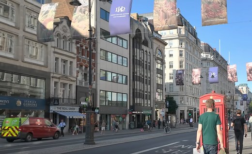 伦敦29°C夏季热浪散步，白厅至伦敦城和塔桥漫游