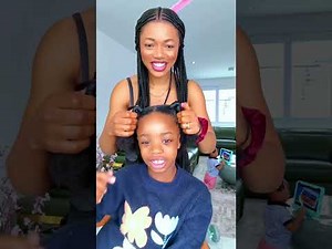 African threading hairstyle transformation 😍