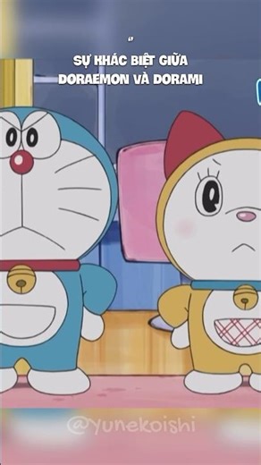 Sự Khác Biệt Giữa Doraemon Và Dorami #shorts #doraemon #dorami