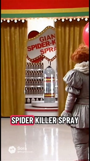 Only on The Price Is Wrong does a giant spider monster win a full arsenal of spider-killer spray… and then immediately get spritzed by Bob Barker himself. #ThePriceIsWrong #WelcomeToDerry #Pennywise #BobBarker #AI | The Price Is Wrong
