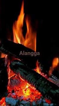 Enjoy the hypnotic movement of fire. Aesthetic flames, cozy vibes, relaxing energy and chill mood