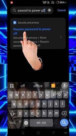 How to set password to switch off | how to enable require password topower off #power #off #shorts