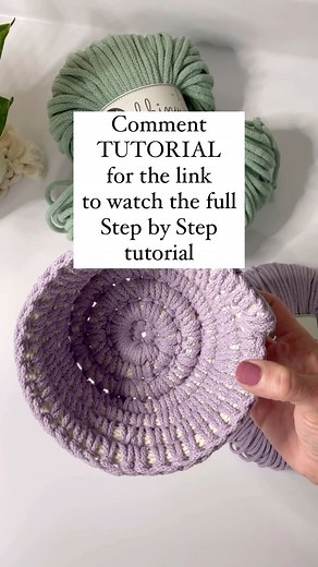 10K views · 30 reactions | Have you tried to crochet a coiled basket...