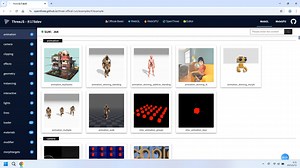 Three官方案例高效查阅，在线调试，实时预览保存