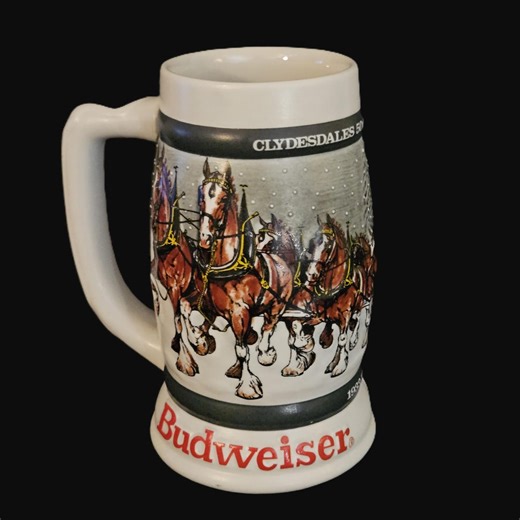 Budweiser Clydesdales 50th Anniversary Vintage Beer Stein (1933-1983) - Etsy