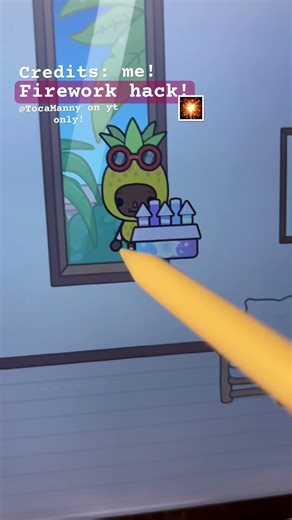 Firework hack! 🎇 #tocaboca #newyear2025 #hack