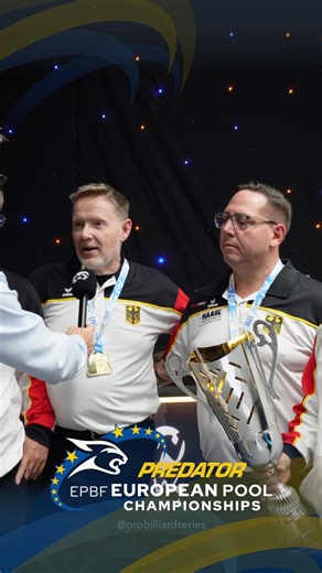 8.9K views · 104 reactions |  Team Germany takes GOLD at the 2025 EPBF Predator European Pool Championships – Seniors & Ladies! What a week of non-stop action and pure pool excellence from the German squad!  Time to celebrate this incredible win!  | Predator Pro Billiard Series | Facebook