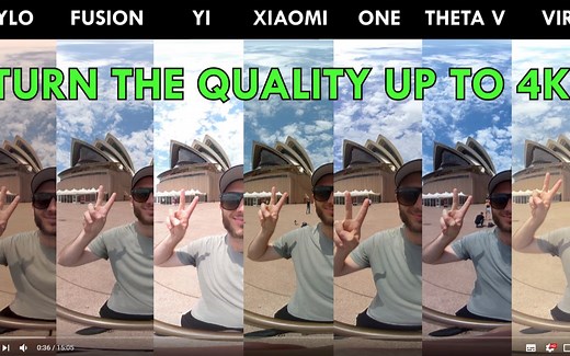 【评测】七款360度全景相机实拍对比评测 GoPro Insta360 理光 小米 小蚁 等 Ben Claremont