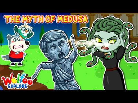 NEW| Wolfoo Explore 🔍 Don't Look Into Her Eyes! The Myth Of Medusa! | Wolfoo Channel | Kids Cartoon