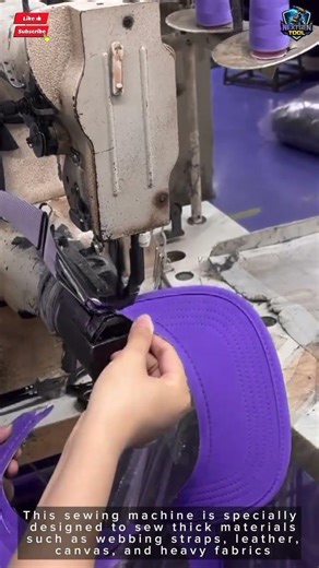 Heavy‑Duty Material Sewing Machine, Strong & Neat Stitching#tool