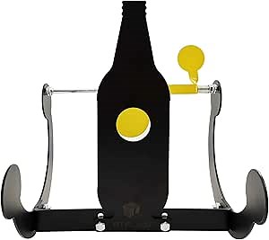 Atflbox Beer Bottles Silhouette Spinner Target Auto Resetting Shooting Target for .177 Airgun Rifle Pellet