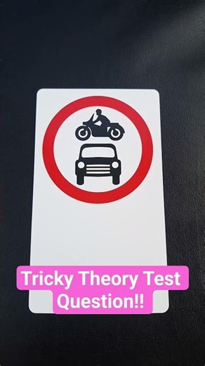 Tricky Theory Test Questions - can you pass your theory test?? #roadsigns #theorytest