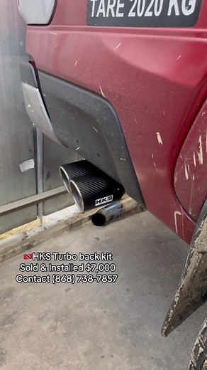 Turbo Back HKS Systems Toyota Hilux 2.4/2.8 $7000 Contact (868) 738-7857 / 338-8220 | NaviX Industrial