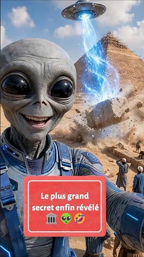 POV: An alien spills the beans on the secret of the pyramids 👽🤫#shorts #humor #alien #pyramids #f...