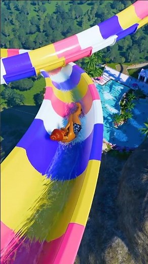 The Thrill Of Riding The Amazing Water Slide 🤯🔥 | Planet Coaster 2