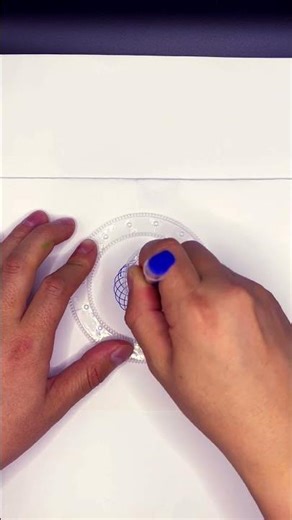 Hypnotic Spirograph Drawing 🌀 (So Satisfying!) #spirograph #art #shorts #loop