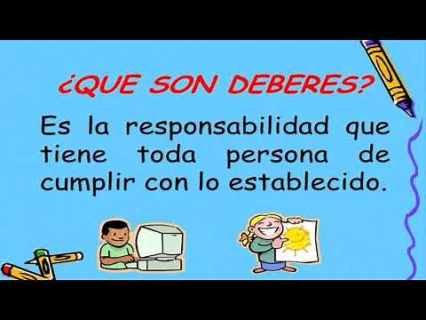 LOS DEBERES DE LOS NIÑOS