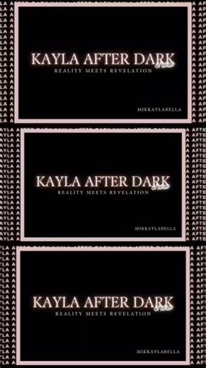 🌙 The official Kayla After Dark Show has arrived. Get ready to become a night rider 🖤 as we travel through time, uncover today’s truths, and reveal the secrets of the future. Hosted by @Mikkaylabella 🎀🫧 on YouTube 💻 This isn’t just a show — it’s a whole era. #KaylaAfterDarkShow #KaylaAfterDark #Mikkaylabella #NewPodcast #PodcastVibes #NightTalks #unfilteredtruth #fyp #podcasts #podcastshow #amazon #amazonmusic #spotify #spotifypodcast #applepodcasts #googlepodcasts