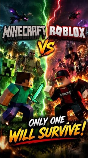 Minecraft vs Roblox Fight – This Was INSANE! 🤯 The Ultimate Battle! Who Will Win?