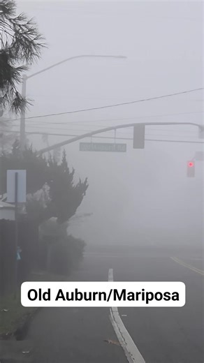 A look at this morning’s heavy fog in Citrus Heights. How was visibility in your area today? | Citrus Heights Sentinel