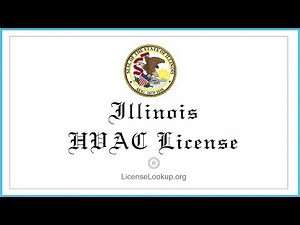 Illinois HVAC License - What You need to get started #license #Illinois