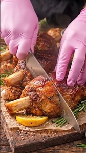 Honey-Glazed Roasted Turkey Legs with Orange & Rosemary #food #budgetfriendlyeats