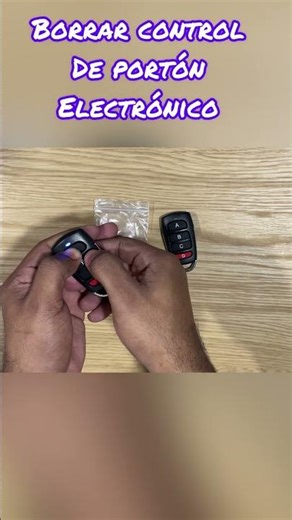 How to delete the electric gate remote