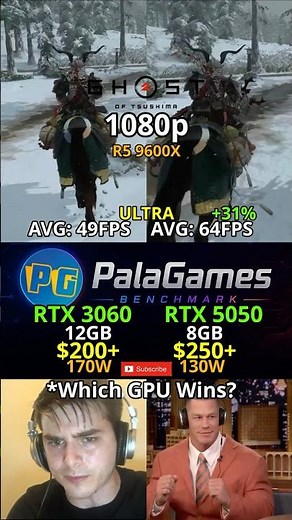 RTX 5050 vs RTX 3060: Which GPU Wins in 1440p? (Benchmark)