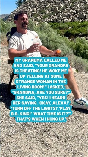 My grandma called convinced Grandpa was cheating after hearing him yell at someone #dadjokes #shorts