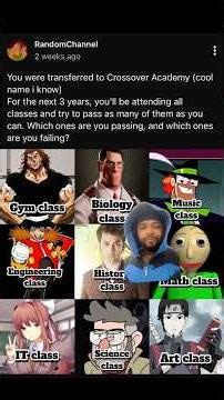 Which classes would you PASS?? Crossover Academy