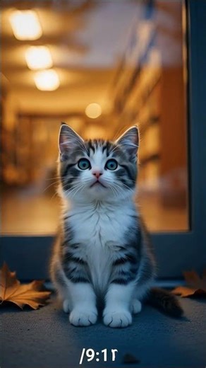 She Sat Outside the Library Every Night… 🐱📚