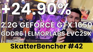 SkatterBencher #42: NVIDIA GeForce GTX 1650 Overclocked to 2205 MHz - SkatterBencher