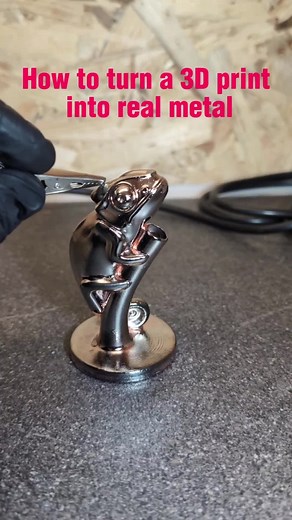 Electroplate 3D Prints into Real Metal