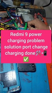 Redmi 9 power charging problem solution port change charging done🛠️📲✅ #batterybackup #fastcharging #longlastingbattery #performancephone #gamingphone #SmoothPerformance | Ravi Pratap Singh