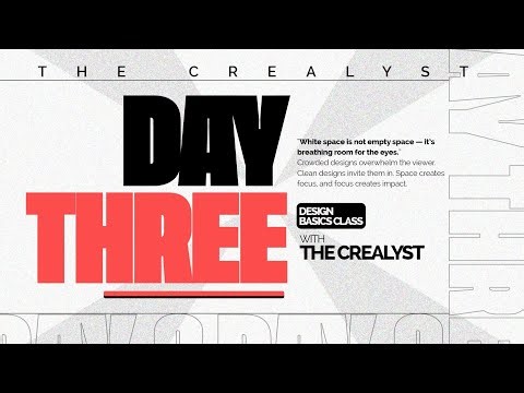 DAY 3 || PRINCIPLES OF DESIGN || CREATIVE 3-DAYS FDBC || The Crealyst