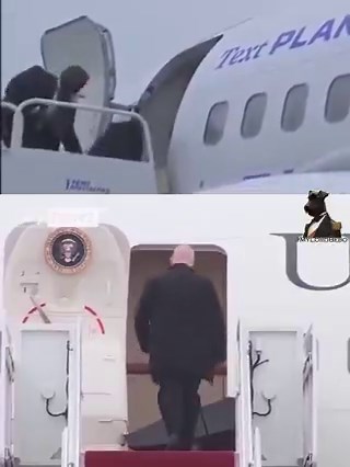 🇺🇸 Why is closing umbrellas not a presidential skill? 🤣 Or is this some kind of protocol?