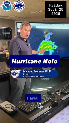 Friday, Sept 25: The latest update on Hurricane #Nolo from the National Hurricane Center