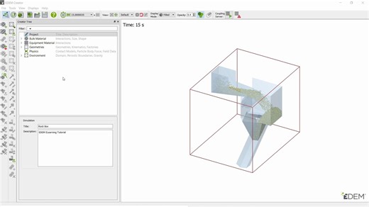 EDEM官方操作流程-自带字幕翻译，volume packing，block factory，dynamic factory...