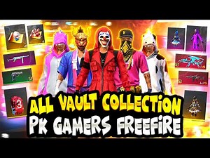 PK GAMERS FreeFire Vault Collection Old Season 1 Elite Pass Collection Free Fire - Garena Free Fire