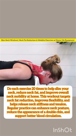 Slim Neck Workout | Neck Fat Reduction & Mobility Exercises at Home | No Equipment