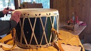 15K views · 175 reactions | Brand new custom drum (colours of 4 directions) heading to Saskatchewan. www.tribalspiritmusic.com | Tribal Spirit Drums and Music | Facebook