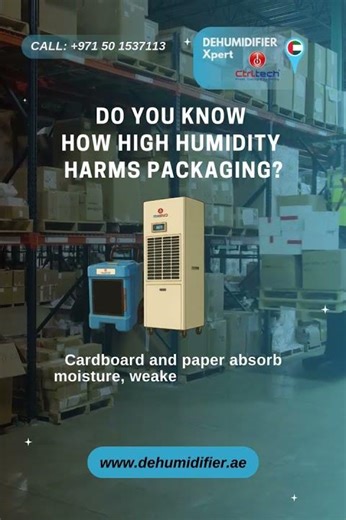 Why Dehumidifiers Are Critical for the Packaging Industry? #dehumidifier #packaging #warehouse