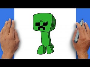 How to Draw Creeper from Minecraft